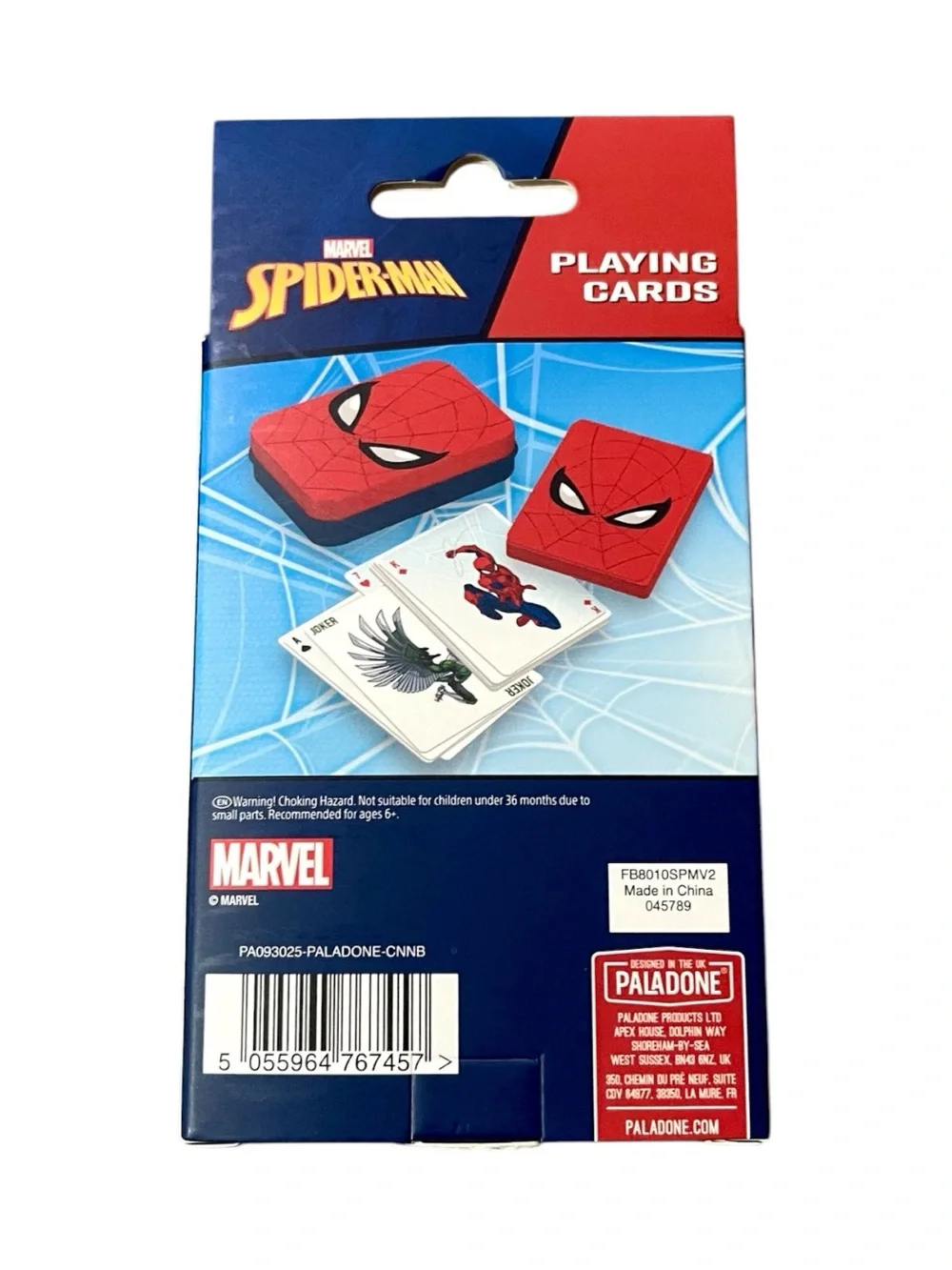Marvel Spider-Man Red and Blue Playing Cards